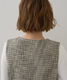 YECCA VECCA ツイードペプラムジレ