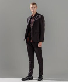 JOSEPH HOMME オーバーチェックジャガードストレッチ　レギュラーカラーシャツ