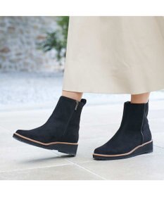 MODE ET JACOMO <carino>【レイン・スノー対応】ウエッジヒールショートブーツ