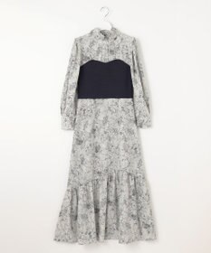 Feroux 【古畑星夏さん着用・3WAY】ビスチェコンビフラワープリント ワンピース