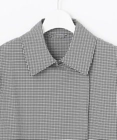 J.PRESS LADIES S 【洗える】Lightストレッチギンガム ダブル トレンチコート