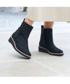 MODE ET JACOMO <carino>【レイン・スノー対応】ウエッジヒールショートブーツ