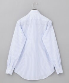 GOTAIRIKU 【形態安定】プレミアムプリーツシャツ_ワイドカラーストライプ