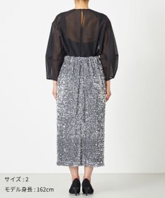 NAVE 【Nave・洗える】スパンコール スカート