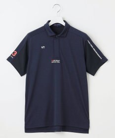 23区GOLF 【MEN】【吸水速乾】ポンチコンビ ポロシャツ