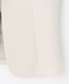 J.PRESS LADIES L 【WEB限定カラーあり・洗える】セラテリーダブルクロス ノーカラー ジャケット