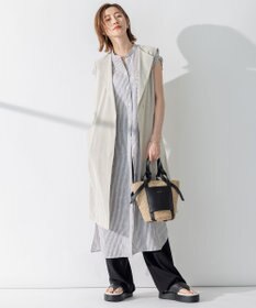 23区 L 【WEB限定/洗える】2WAYストレッチツイル ワイドパンツ