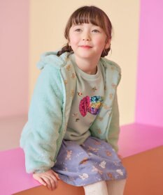 ANY KIDS アニマル耳 フェイクファー ブルゾン