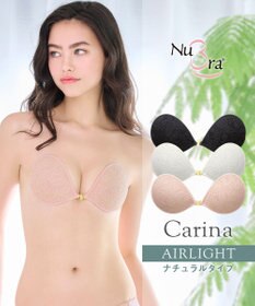 BRADELIS New York 【NuBra / ナチュラルタイプ】ヌーブラ・エアーライト カリーナ  蒸れにくい バックレス コレクション デザインヌーブラ 正規品