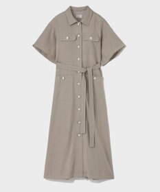 GRACE CONTINENTAL リネンデニムライクワンピース