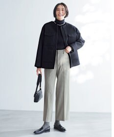 UNFILO beauty warm ワイドパンツ