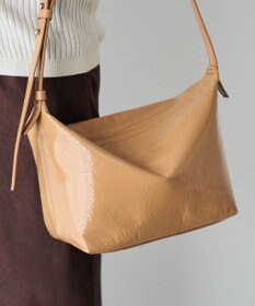 russet エナメルワンショルダーバッグ(CE-1635)