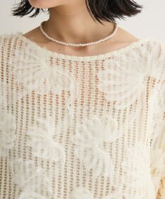 Green Parks レース刺繍プルオーバー