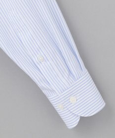 GOTAIRIKU 【形態安定】プレミアムプリーツシャツ_ワイドカラーストライプ