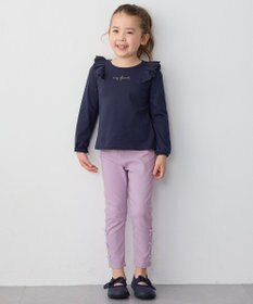 ANY KIDS 肩レース長袖Tシャツ