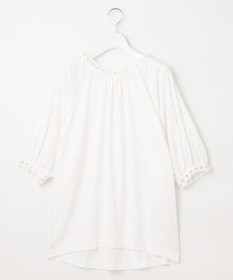 自由区 S 【洗える】コード刺繍 カットソー