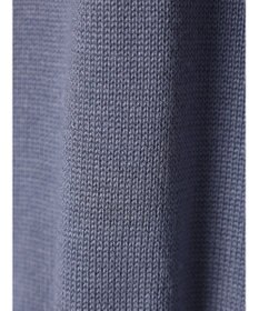 earth music&ecology ショルダーフリルニットワンピース