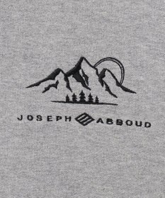JOSEPH ABBOUD MOUNTAIN 【UNISEX】オーガニックコットン ビンテージインレーハーフZIP