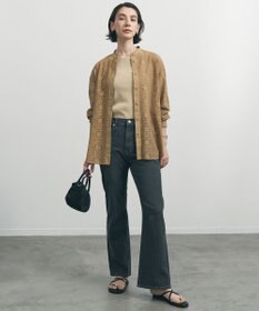 UNFILO 【UNFILO DENIM】フレアデニム グレー