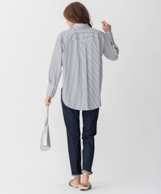 自由区 【洗える】ストレッチシャーティング ベーシック シャツ