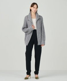 GRACE CONTINENTAL スパンコールニットブルゾン