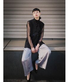 Green Parks AnriettMusee ドットチュール２ＷＡＹボウタイブラウス