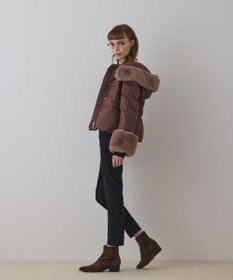 GRACE CONTINENTAL エコファーショートダウンジャケット