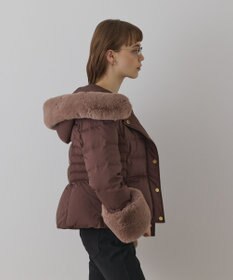 GRACE CONTINENTAL エコファーショートダウンジャケット