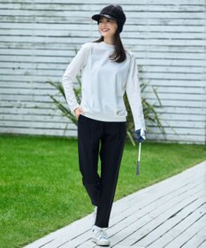 23区GOLF 【WOMEN】タック入り テーパードパンツ