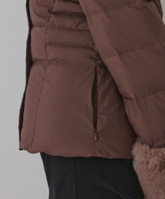 GRACE CONTINENTAL エコファーショートダウンジャケット