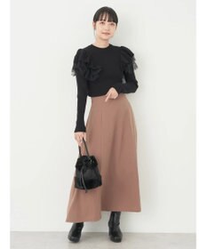 earth music&ecology ショルダーチュールレースプルオーバー