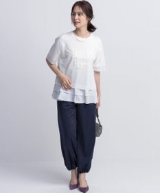 組曲 L ポリエステルレーヨンツイル パンツ