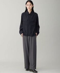 UNFILO MENS 【OCEANS YouTube 掲載/男女兼用】WOOL TOUCH 機能美シャツブルゾン