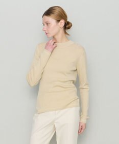 JOSEPH 【洗える】ウールリブ　ラウンドネックニット