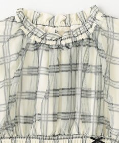 組曲 KIDS 【110-140cm】ノエルチェックチュール ワンピース