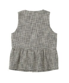 YECCA VECCA ツイードペプラムジレ