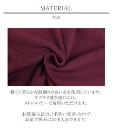 Tiaclasse 【洗える】1枚で着映えするパフ袖プリーツニットワンピース