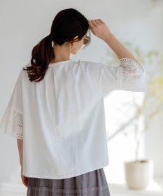 組曲 【WEB限定】レーススリーブ ニット