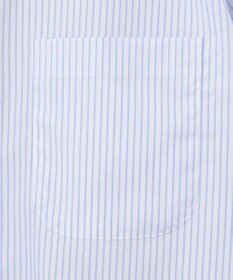 GOTAIRIKU 【形態安定】プレミアムプリーツシャツ_ワイドカラーストライプ