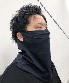 23区GOLF レジャー&スポーツのお供にも【UV/吸汗速乾】フェイスカバー ネイビー系