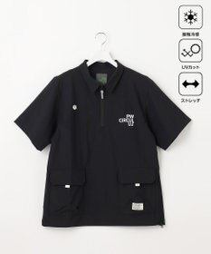 PW CIRCULUS 【機能性素材 TM ICE 使用】【MEN】ハーフジップ シャツ