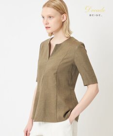 BEIGE， CAROLE / ペプラムブラウス