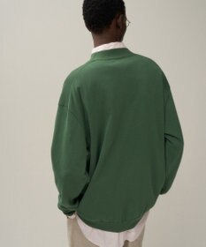 ATON COTTON WASHI KNIT | オーバーサイズニットカーディガン - UNISEX