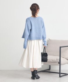 earth music&ecology 【セット2点】SET2点フラワースパンコールカーデ＋ビスチェ