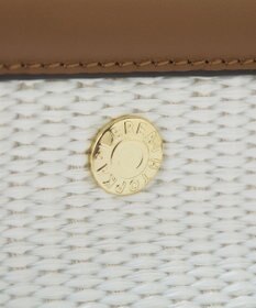 TOPKAPI 【Breath TOPKAPI】サングラスホルダー付き レザーコンビ カゴ ショルダーバッグ