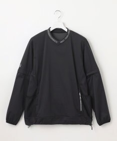 23区GOLF 【MEN】防風ストレッチアリージャージープルオーバー