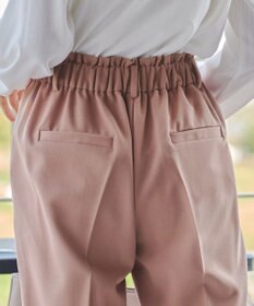 Tiaclasse 【小倉優子さん着用・洗える】カラーテーパードパンツ