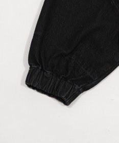 WEGO ファーフードスラッシュデニムブルゾン