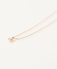 Phoebe 【金属アレルギー対応】プチベゼルストーンネックレス　シャンパンゴールド