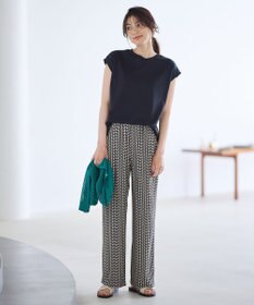 ANY 【汗ジミ防止加工】シルケットスムースノースリーブプルオーバー